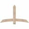 Ekena Millwork Bellingham Smooth Timber Gable Bracket, Douglas Fir, 60"W x 38"H x 5 1/2"D x 5 1/2"F, 15/12 Pitch GBW060X38X0606BEL00SDF - alternate 1
